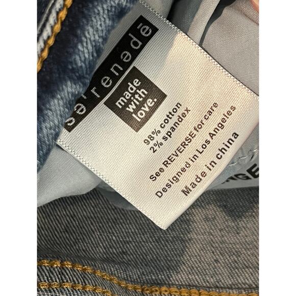 Se Renade Stonewash Flames Slim Fit Jeans Mens 38x29 - Picture 4 of 5